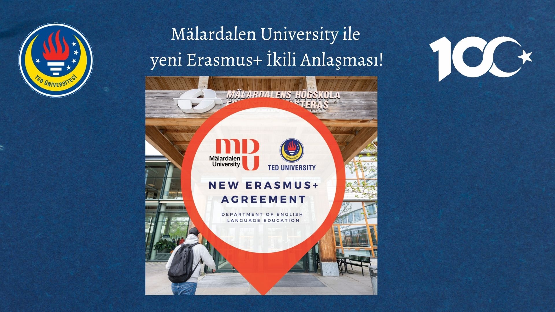 Mälardalen University ile yeni Erasmus+ İkili Anlaşması!