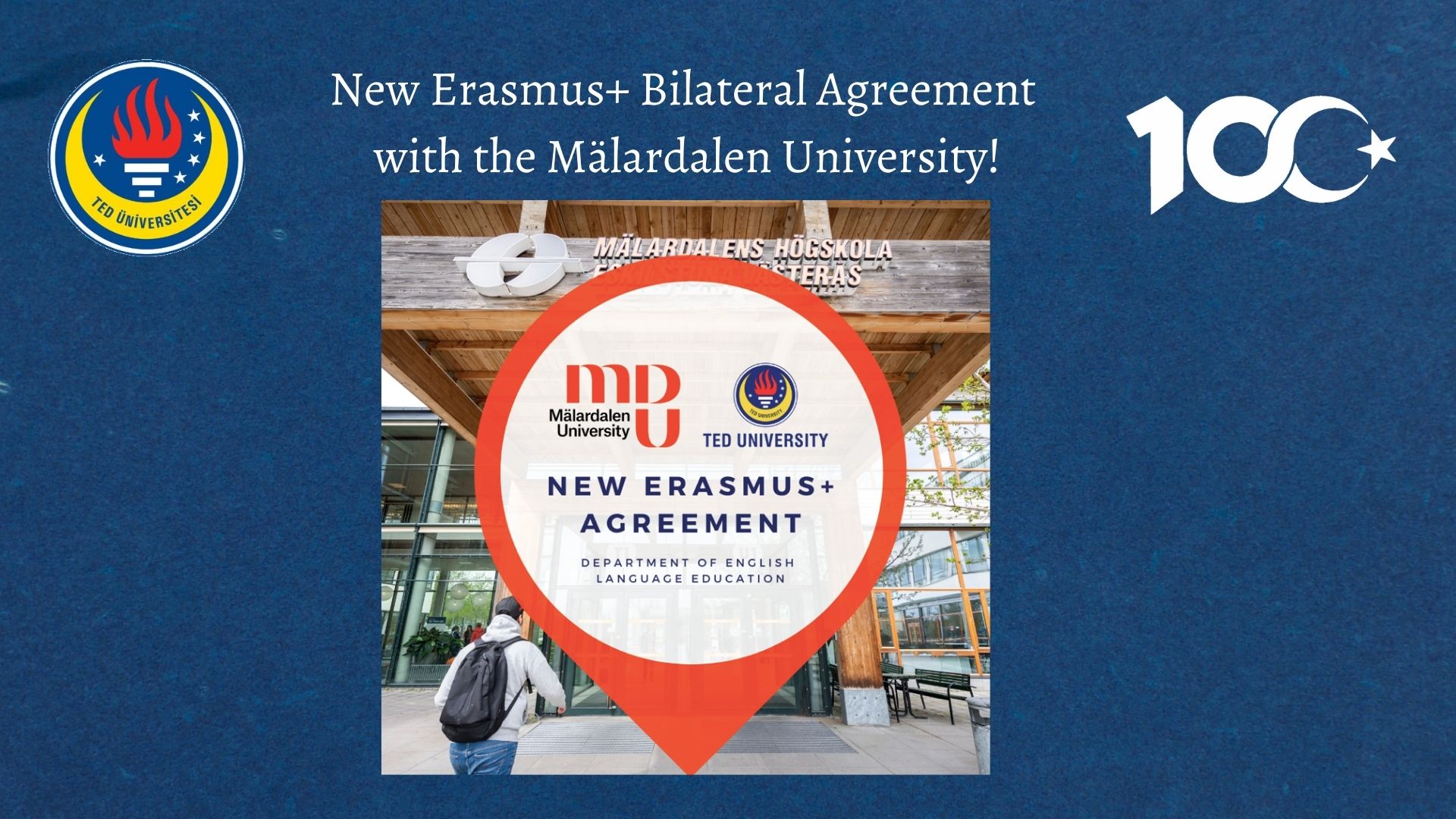 New Erasmus+ Bilateral Agreement with the Mälardalen University!