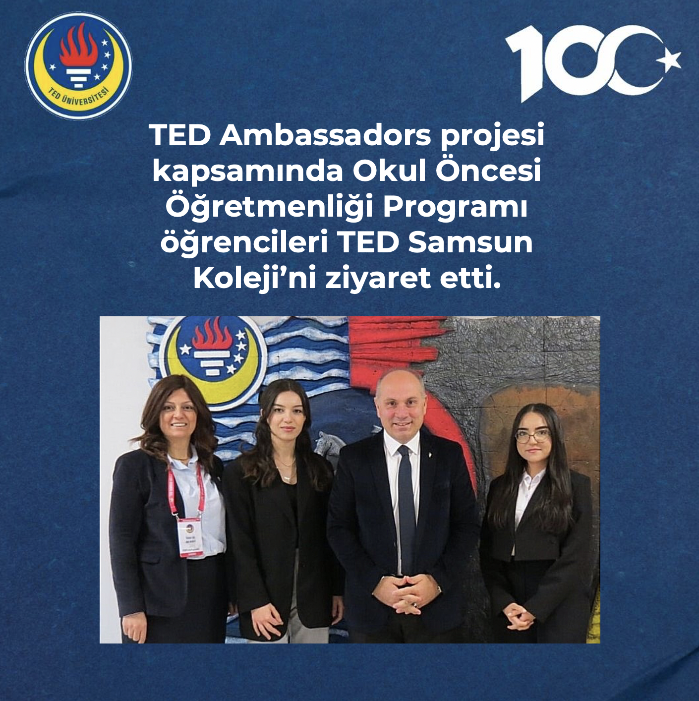 As part of the TED Ambassadors Project, a visit was made to TED Samsun College!