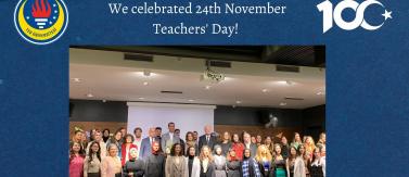 We celebrated 24th November Teachers' Day! 