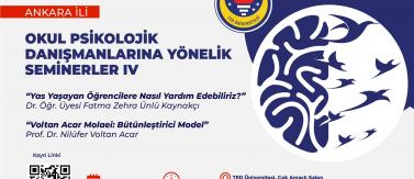 Ankara İli Okul Psikolojik Danışmanlarına Yönelik Seminerler